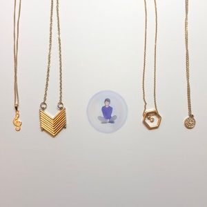 Gold necklace collection *individual or all*